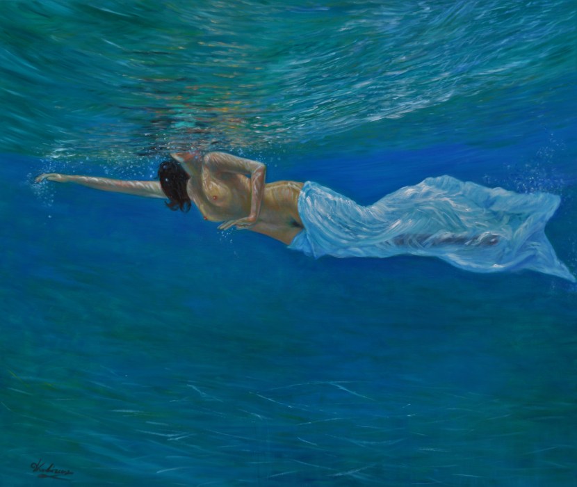 Η πλωριά γοργόνα 100x120