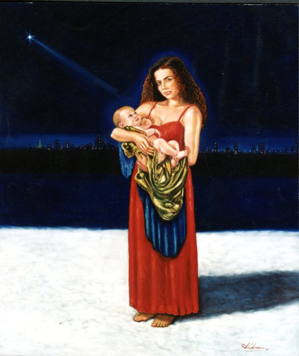 Έργο ευχετήριας κάρτας για τους σκοπούς της Εταιρείας Προστασίας Σπαστικών