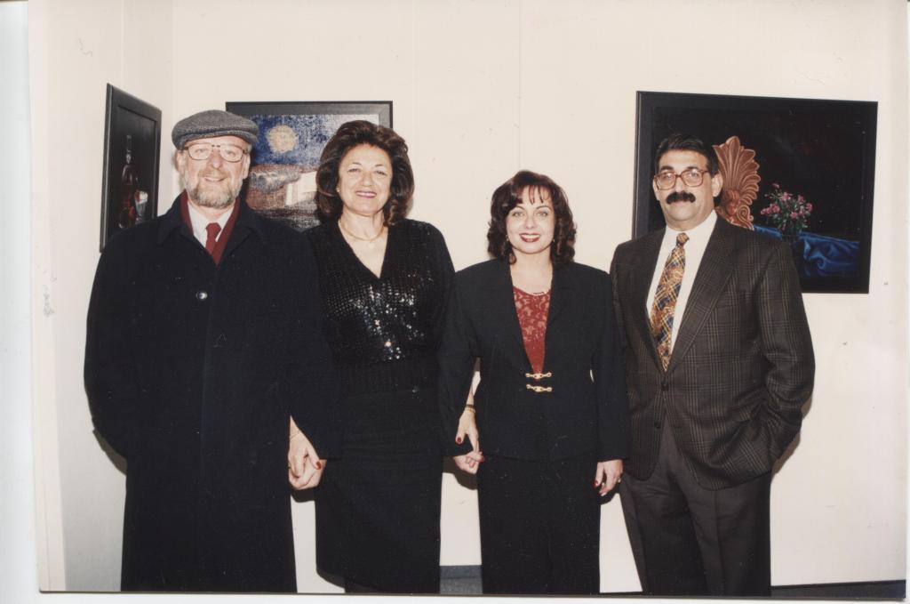 Γ.Ζυμαράκης, κ.Κόλλια της "Αίθουσας Τέχνης Νέου Ψυχικού", Δ.Κουβάτσου και Δ.Παντελίδης